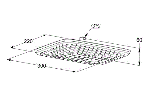 Верхний душ KLUDI FRESHLINE 6445005-00