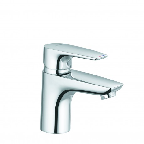 Смеситель KLUDI PURE&SOLID 340280575 для раковины на одно отверстие однорычажный без донного клапана