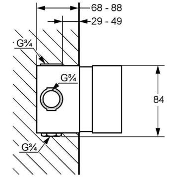 Встраиваемая часть KLUDI 35158 внутренняя часть DN 20