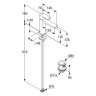 Смеситель KLUDI RENON 42288N275 для раковины на одно отверстие однорычажный с донным клапаном