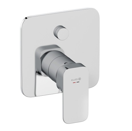 Смеситель KLUDI RENON 427590575 для ванны и душа встраиваемый внешняя часть с автоматическим переключателем воды PUSH&SWITCH