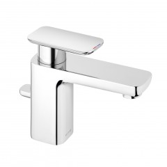 Смеситель KLUDI E2 490230575 для раковины на одно отверстие однорычажный с донным клапаном