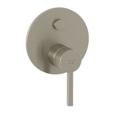 Смеситель KLUDI NOVA FONTE Puristic 20759N515 для ванны и душа встраиваемый внешняя часть с автоматическим переключателем воды PUSH&amp;SWITCH