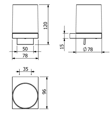 Дозатор KLUDI VELA C 3197639 подвесной