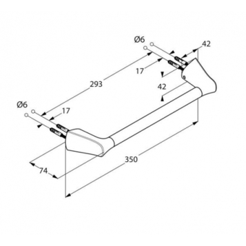 Поручень KLUDI AMBIENTA 5398105 для ванны