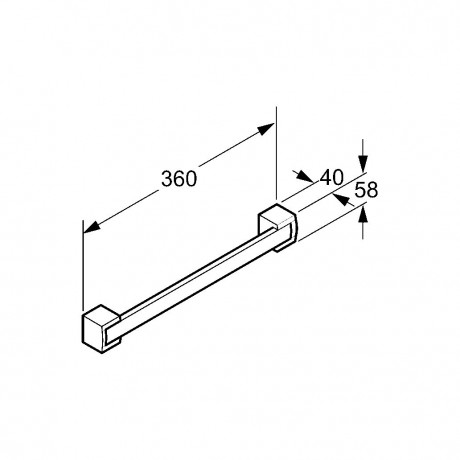 Полотенцедержатель KLUDI JOOP 5598105