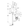 Смеситель KLUDI BOZZ 38266N576 для раковины на одно отверстие однорычажный с донным клапаном