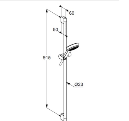 Душевой гарнитур KLUDI DIVE 6891005-00