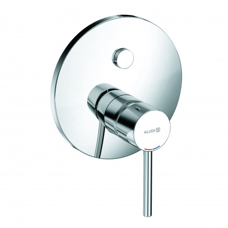 Смеситель KLUDI BOZZ 386590576 для ванны и душа встраиваемый внешняя часть с автоматическим переключателем воды PUSH&SWITCH