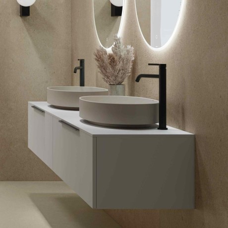 Раковина KLUDI RESA O 58CW20O2 накладная без перелива