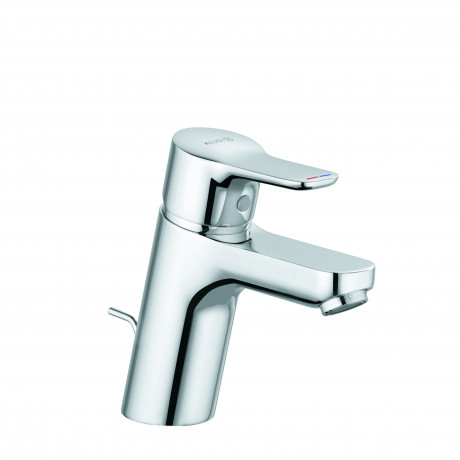 Смеситель KLUDI PURE&EASY 372760565 для раковины на одно отверстие однорычажный с донным клапаном для безнапорных водонагревателей