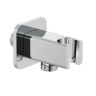 Подключение душевого шланга KLUDI A-QA 6556805-00 с держателем для душа